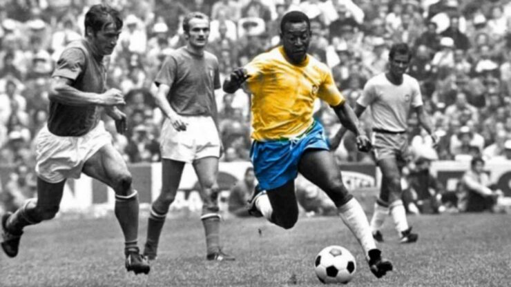Pelé Il Re del mondo in partita
