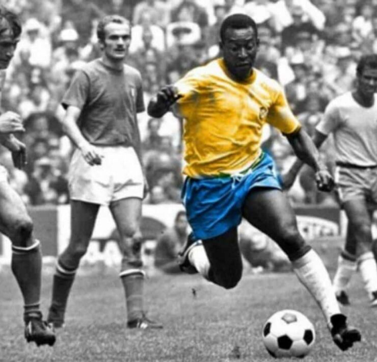 Pelé Il Re del mondo in partita