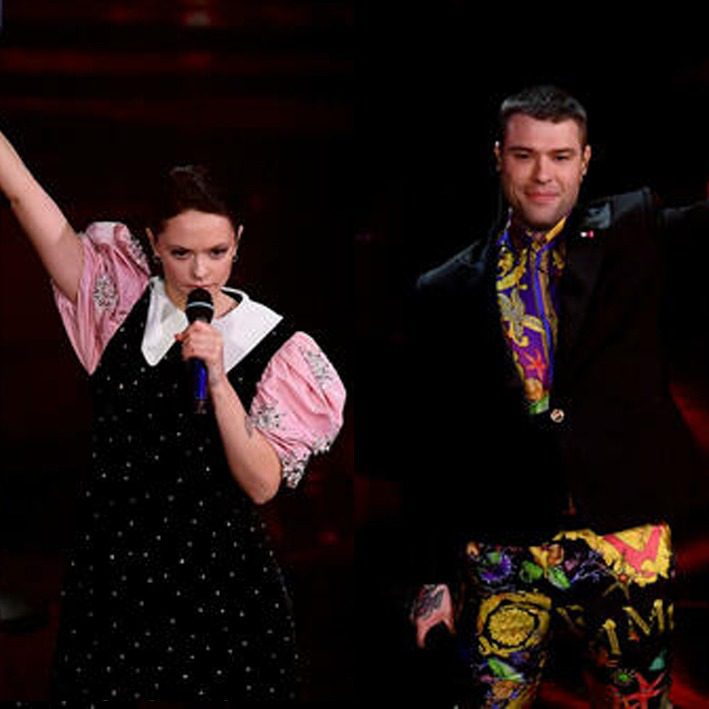 Francesca Michielin e Fedez nella terza serata del Festival 2021