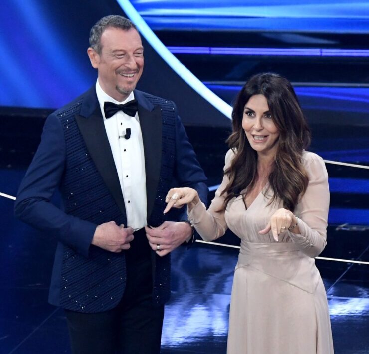 Sabrina Ferilli e Amadeus