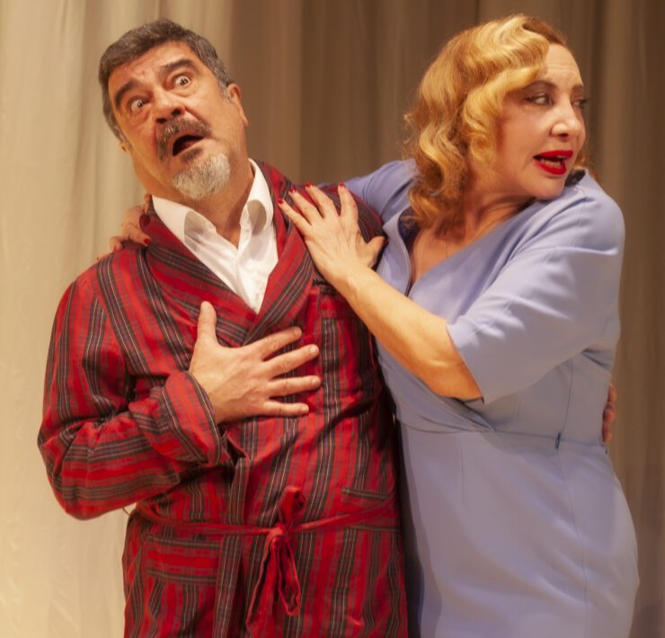 Francesco Pannofino e Iaia Forte in Mine Vaganti