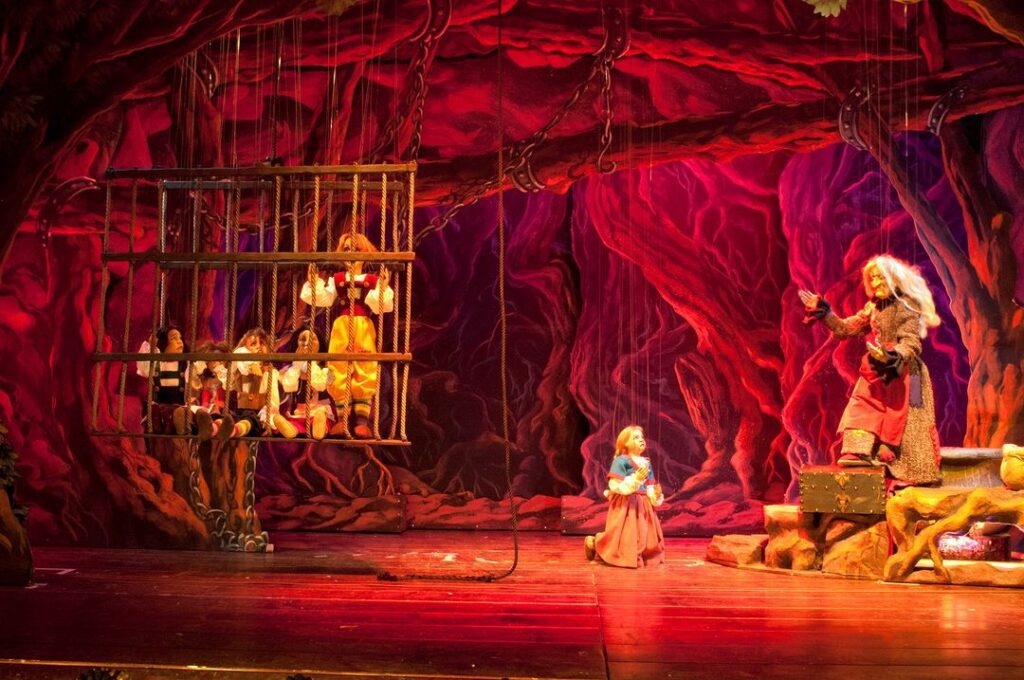 Hansel e Gretel scena