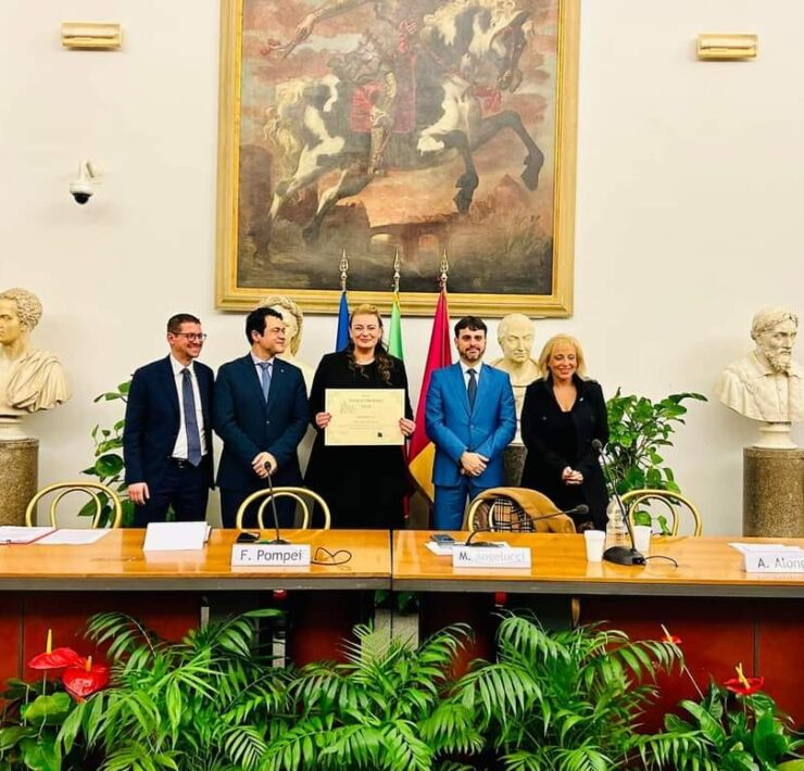 Lisa Di Giovani premiata in Campidoglio