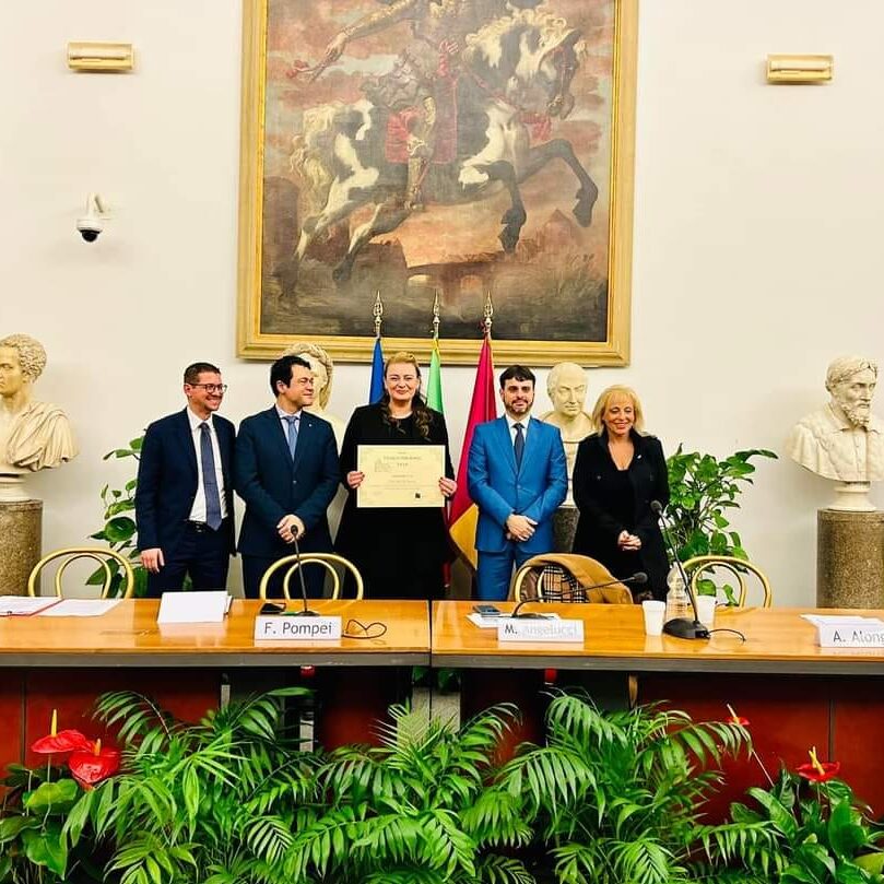 Lisa Di Giovani premiata in Campidoglio