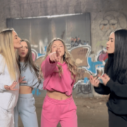 Le "Ragazze Punk" in una scena del video del singolo"LUV U"