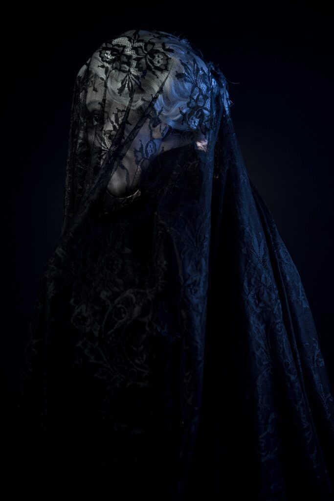 La vedova spettacolo horror foto di scena